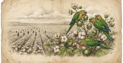 Capitanía General de Venezuela (1796): pericos destruyen cosechas de algodón